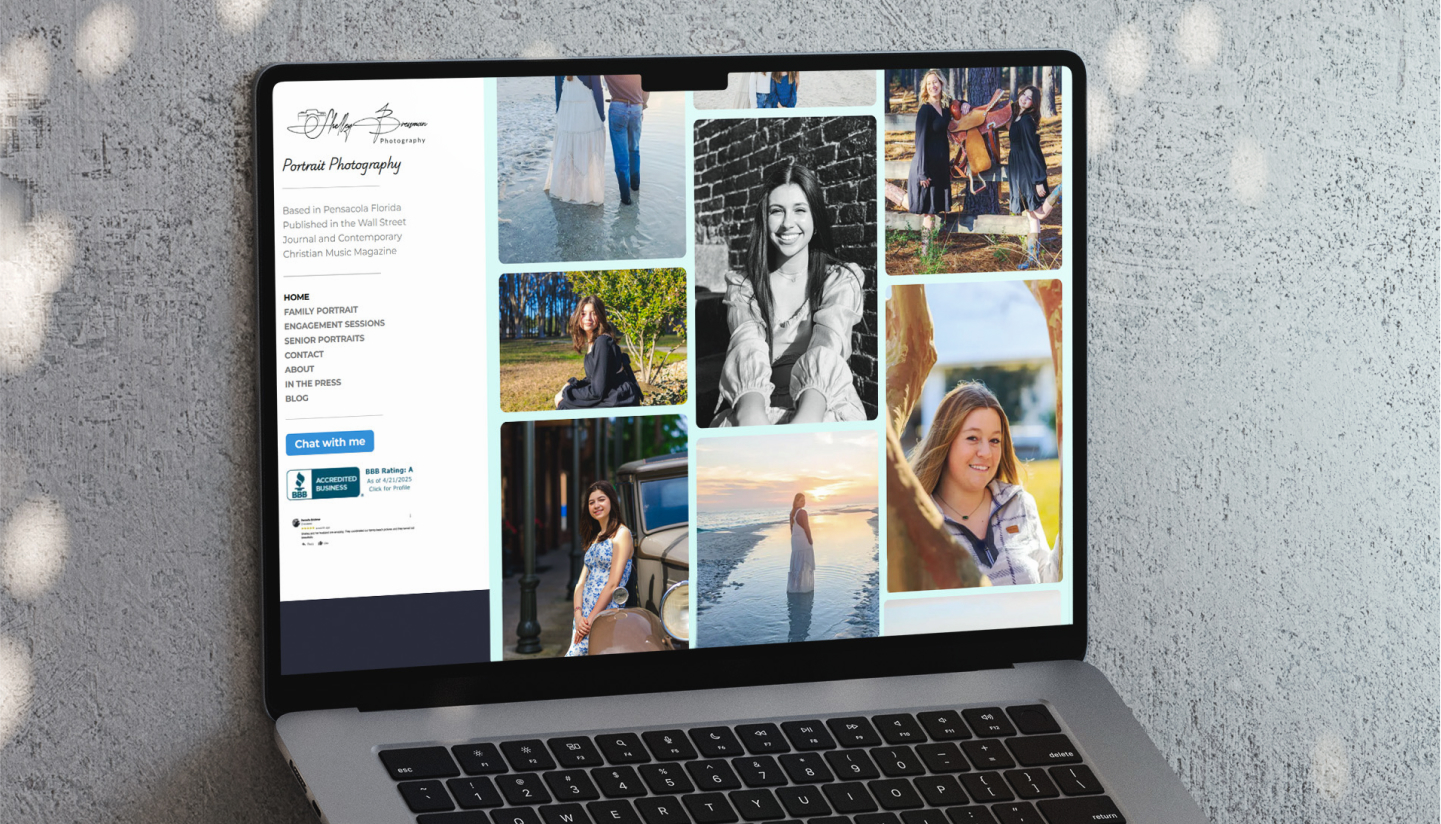 ShelleyB Photography website project